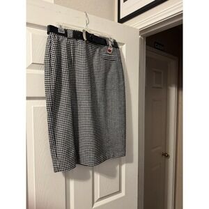 Vintage Norton McNaughton Wool Blend Midi Skirt Size 12 NWT